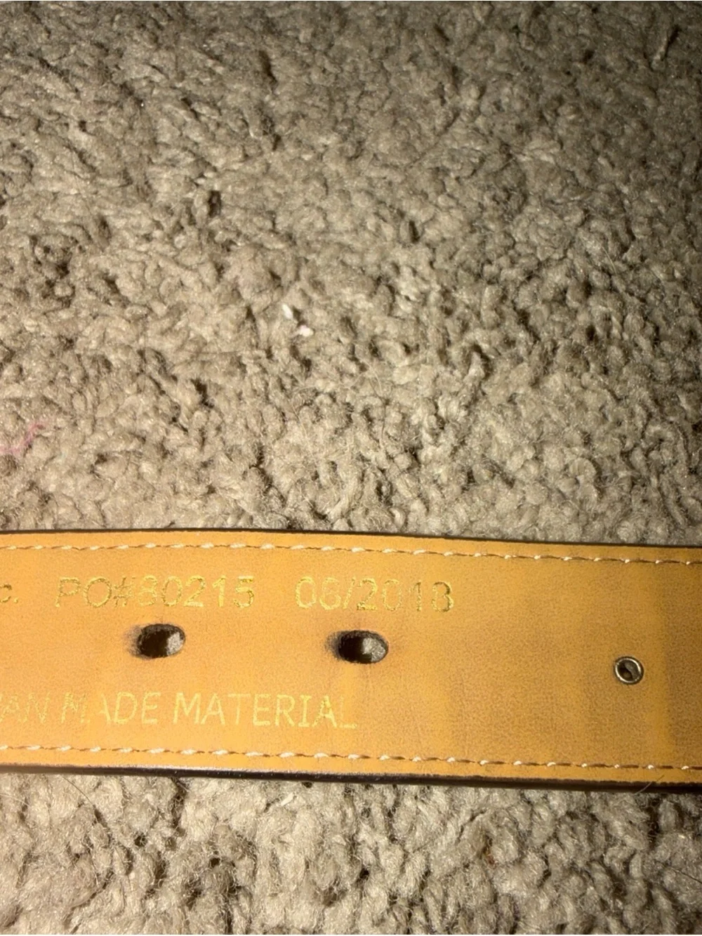 Ariat Brown Leather Kids Belt with Silver Floral Buckle and Turquoise Accent